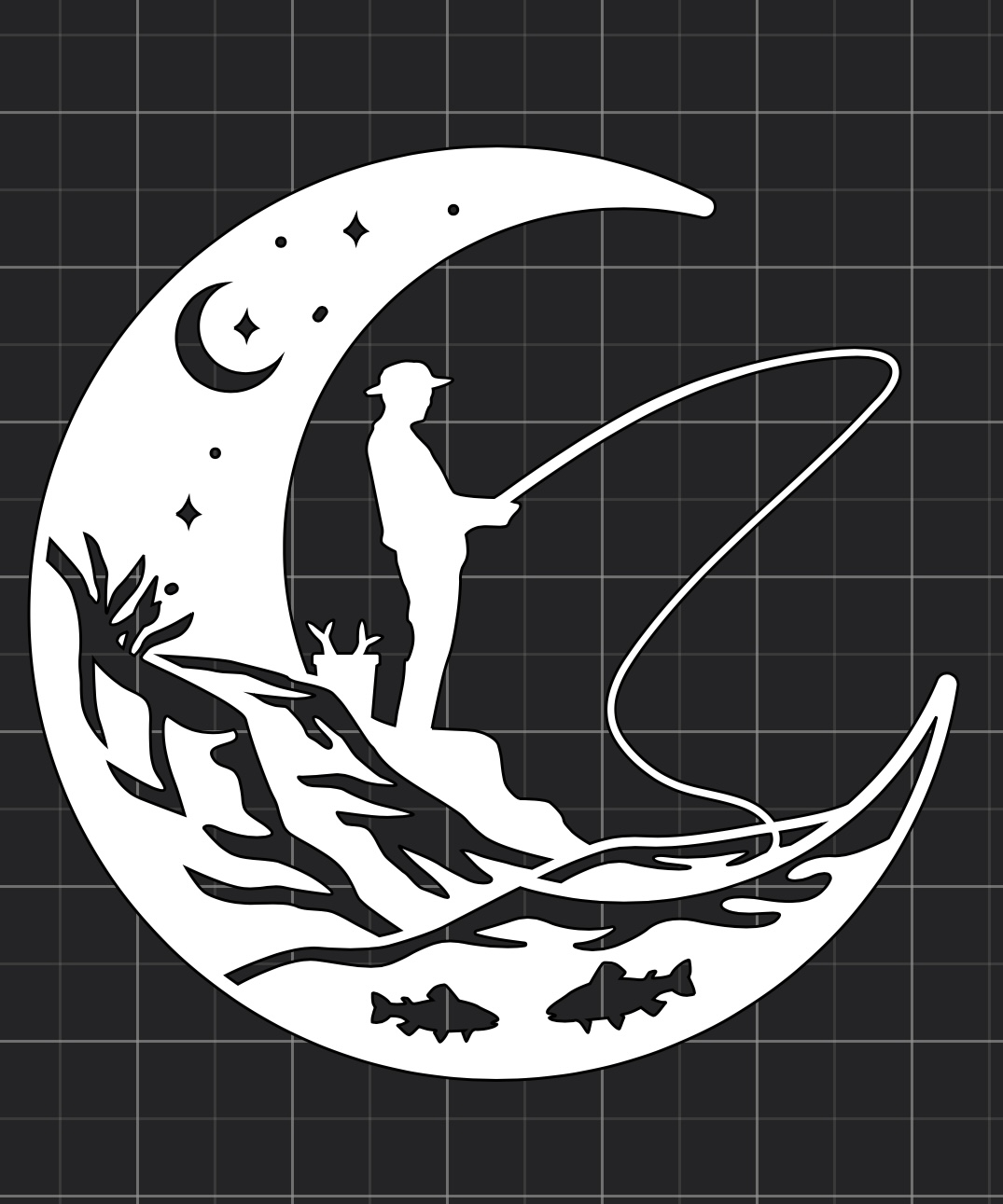 White car decals