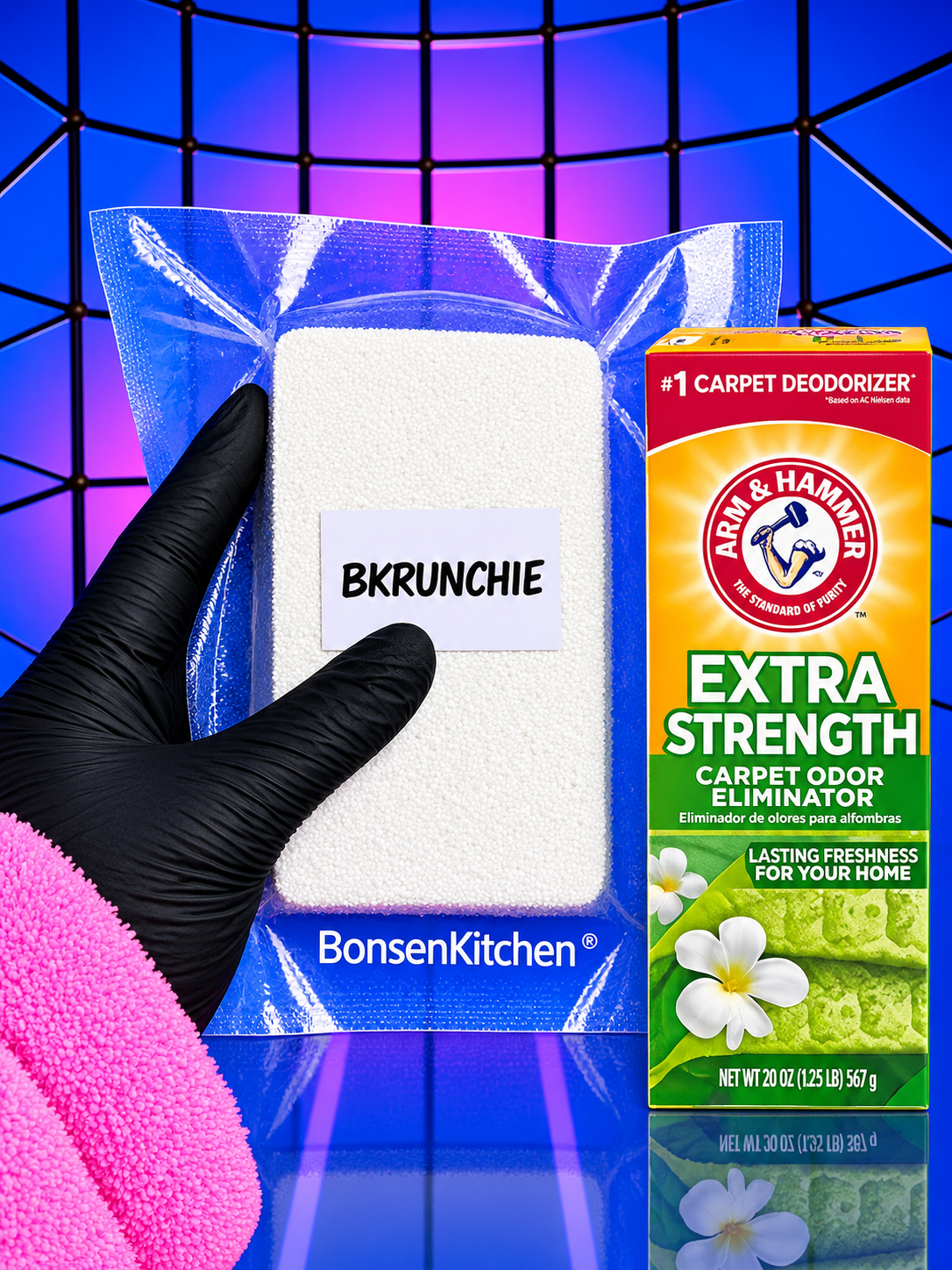 Arm & Hammer floral brick