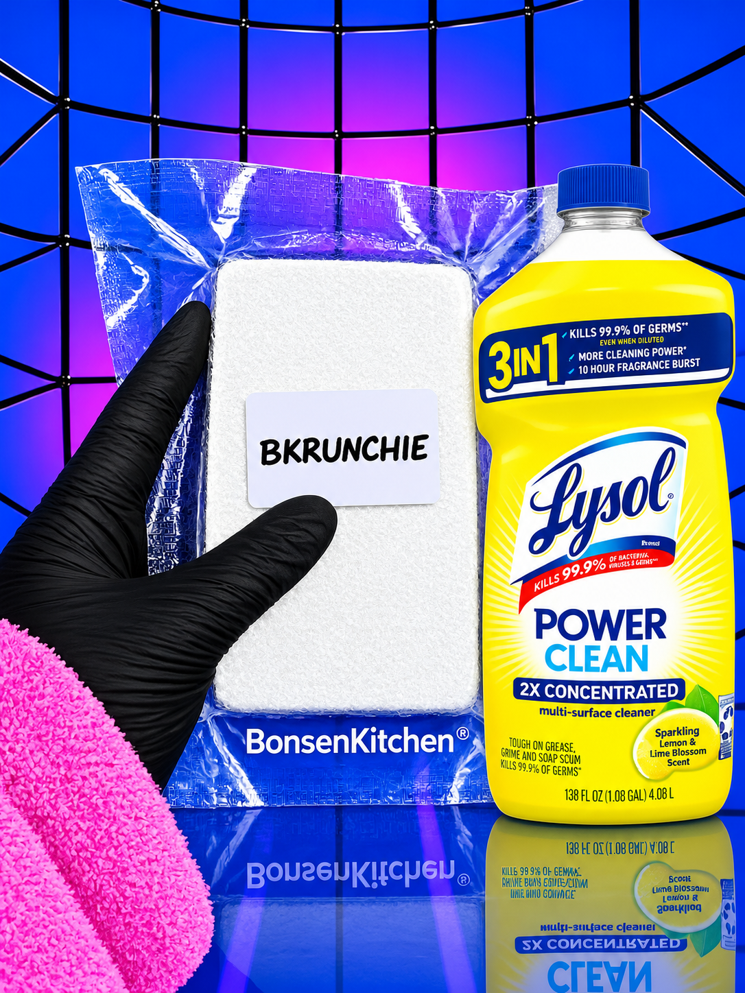 Lysol lemon brick
