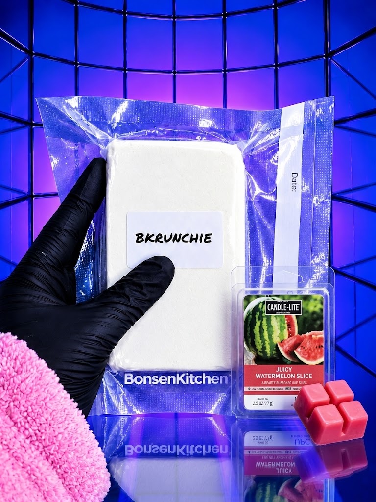 Juicy watermelon slice brick
