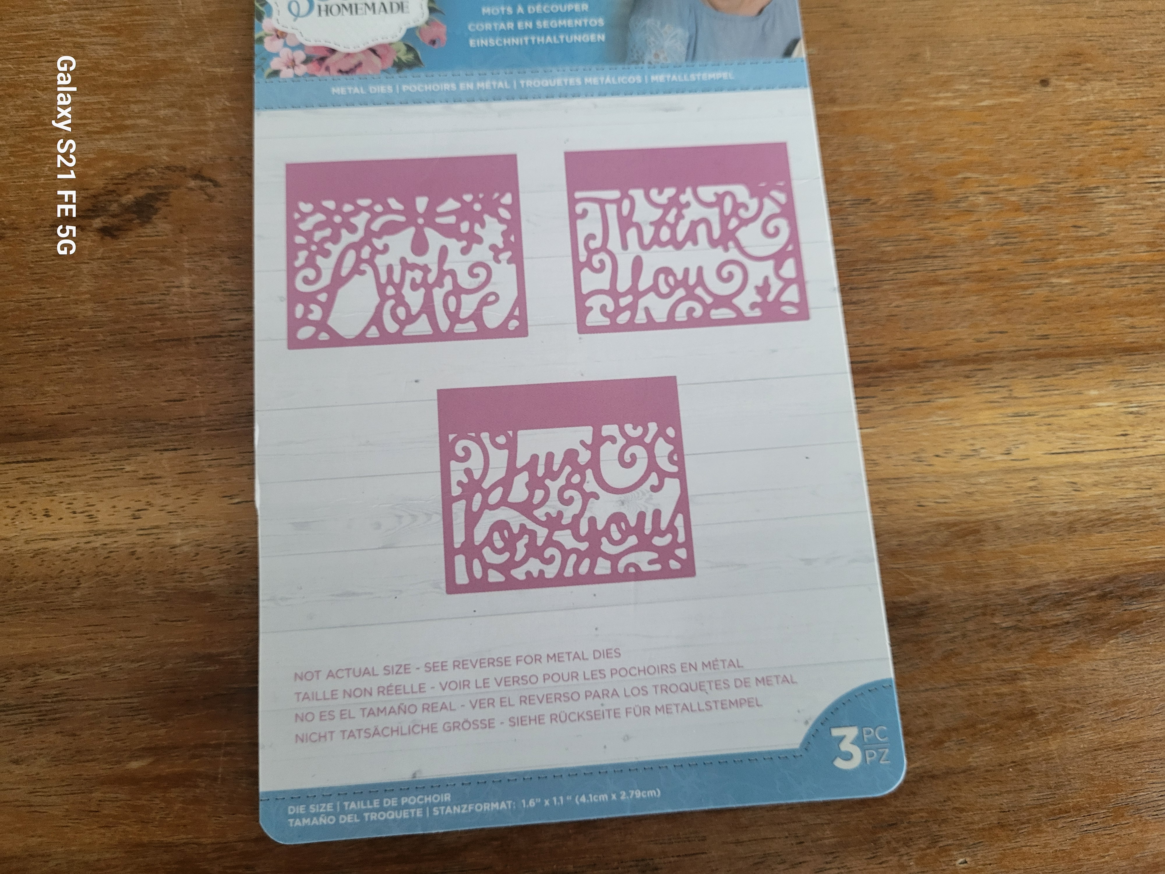 Sew Homemade - Cut in Sentiment Dies