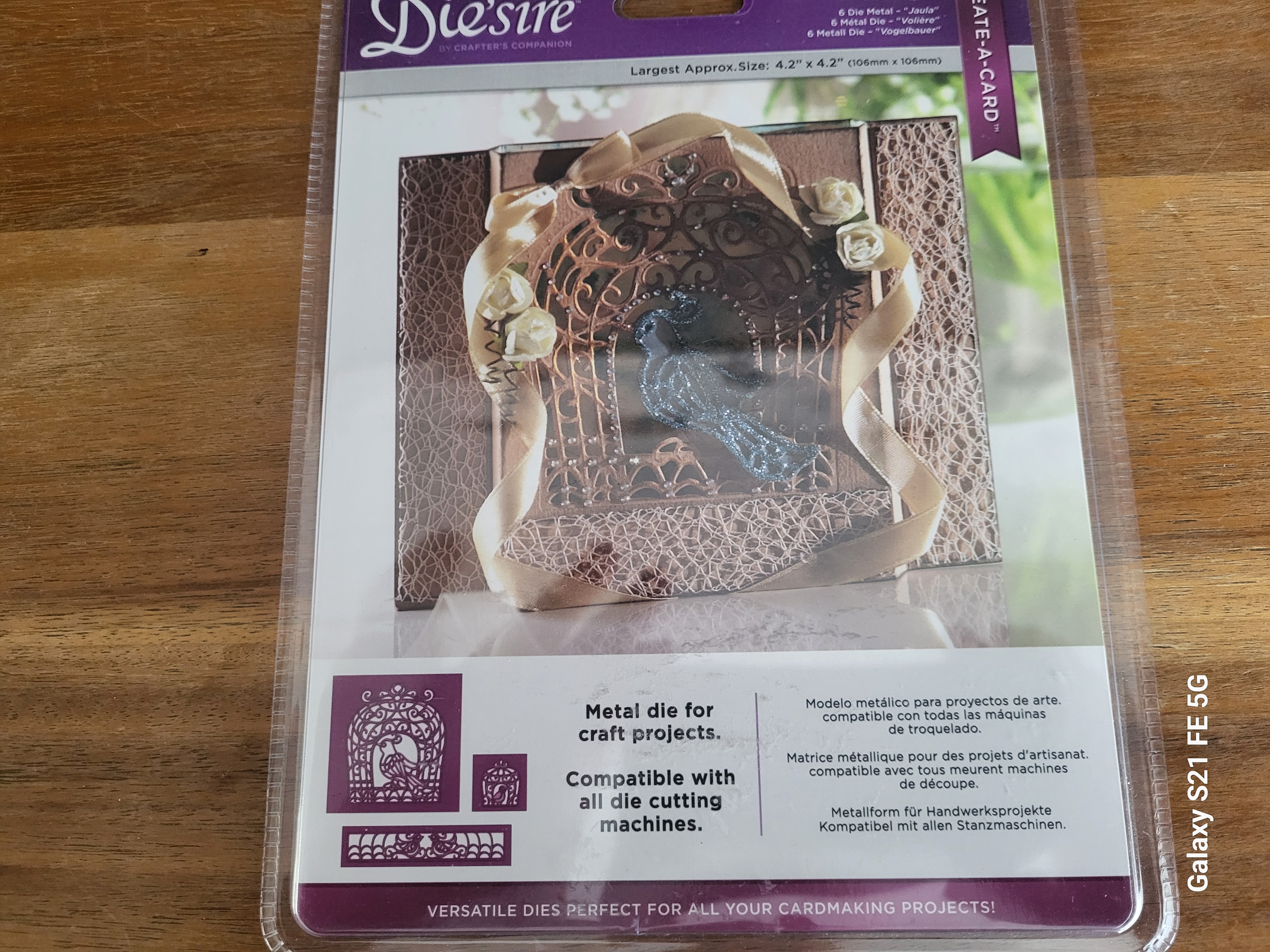 Die'sire Create-A-Card Die - Birdcage