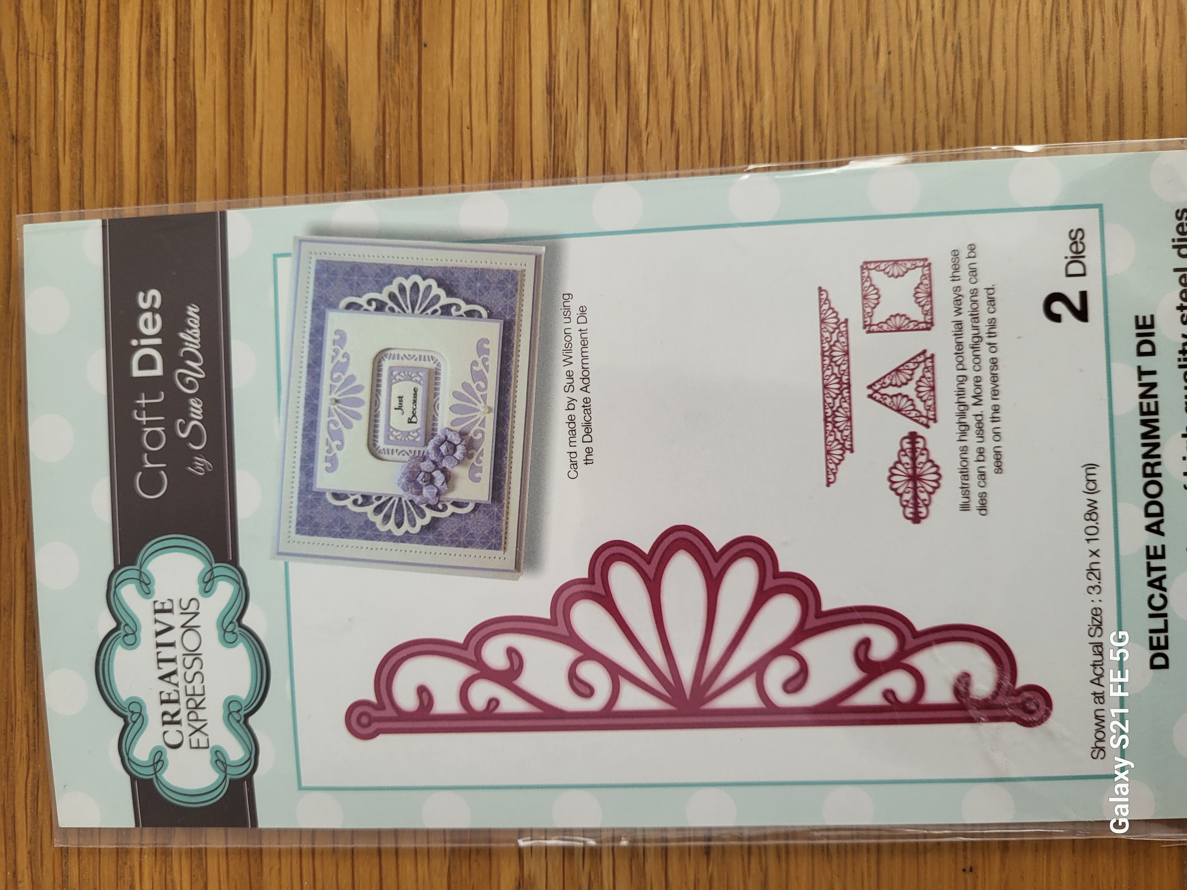 craft Dies by Sue Wilson - Delicate Adornment
