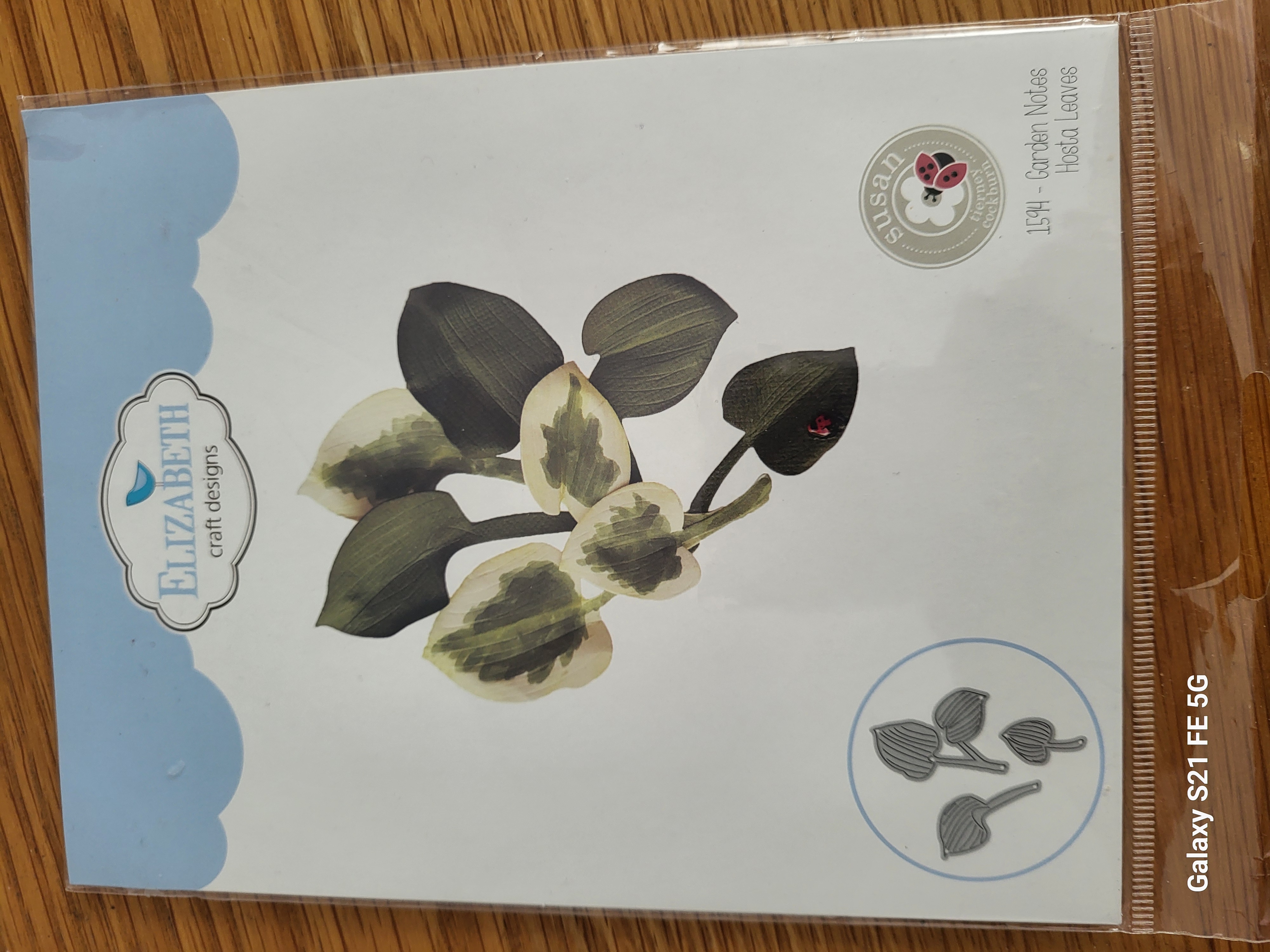 Garden Notes - Hosta Leaves