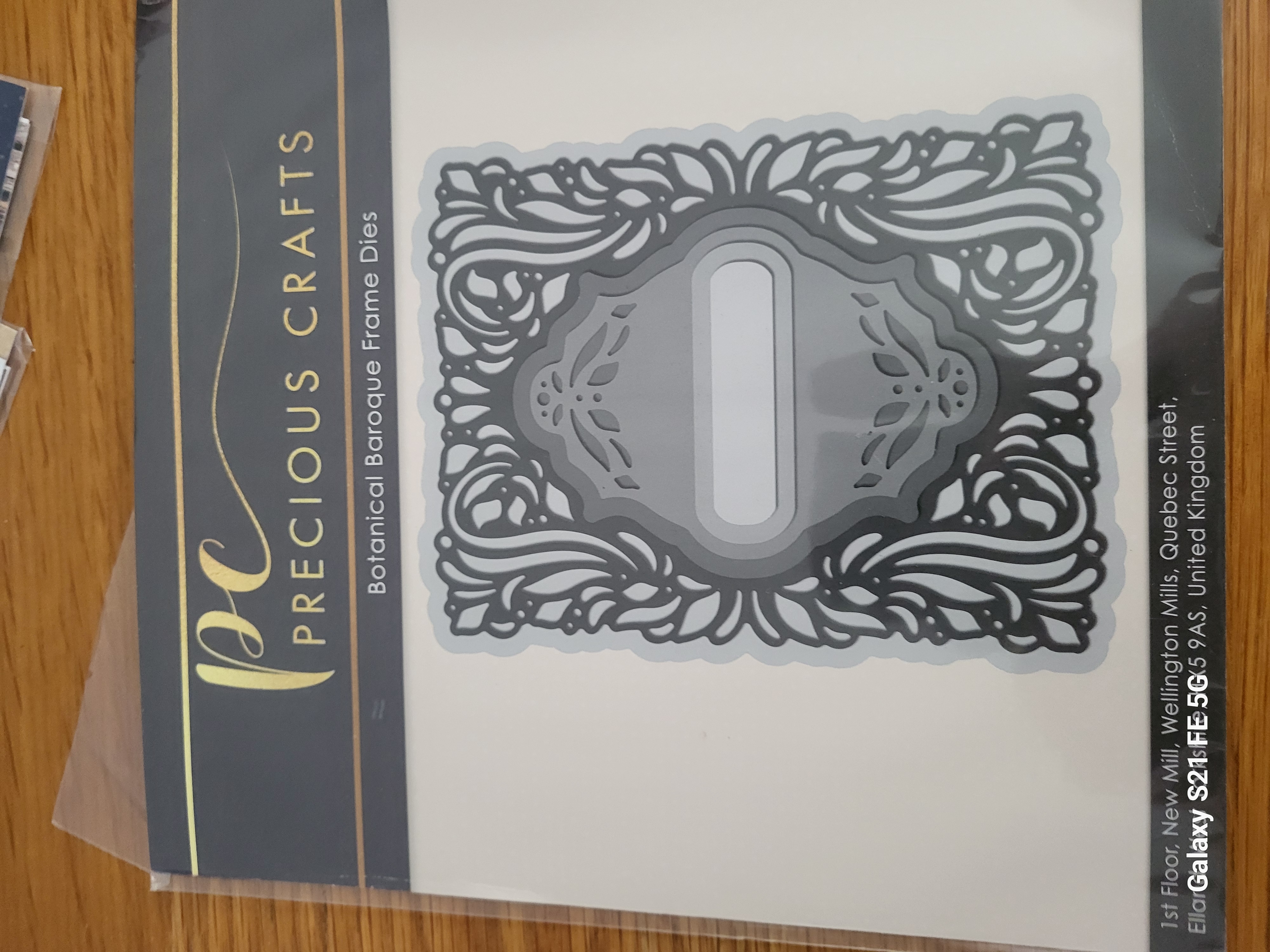Botanical Baroque Frame Dies