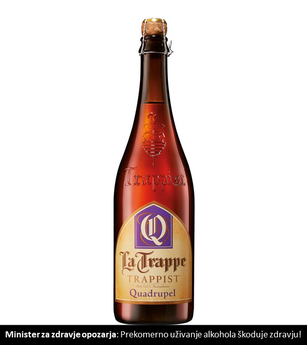 Belgijsko pivo La Trappe Quadrupel 750ml