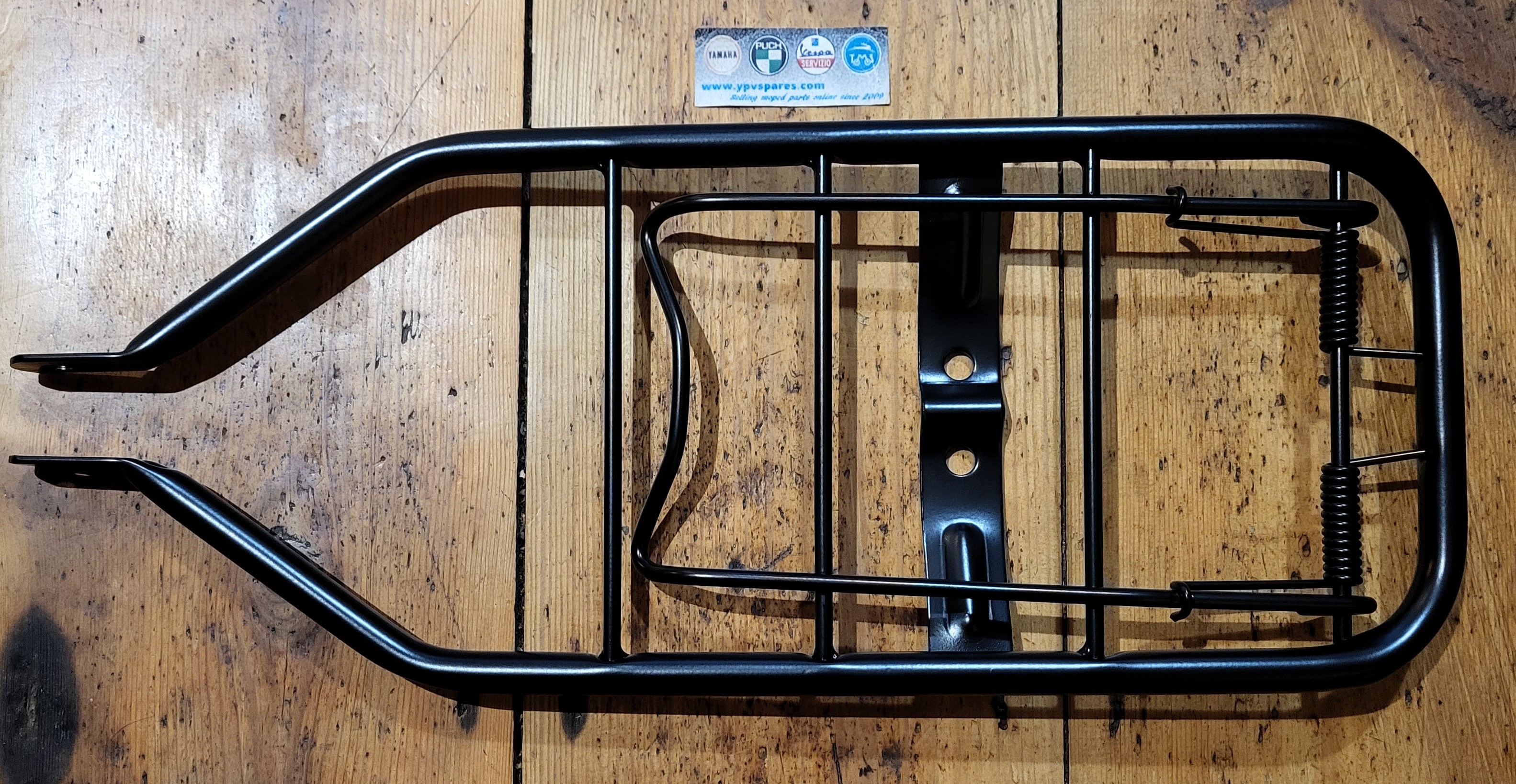 Puch Maxi 'S' black rear carrier.