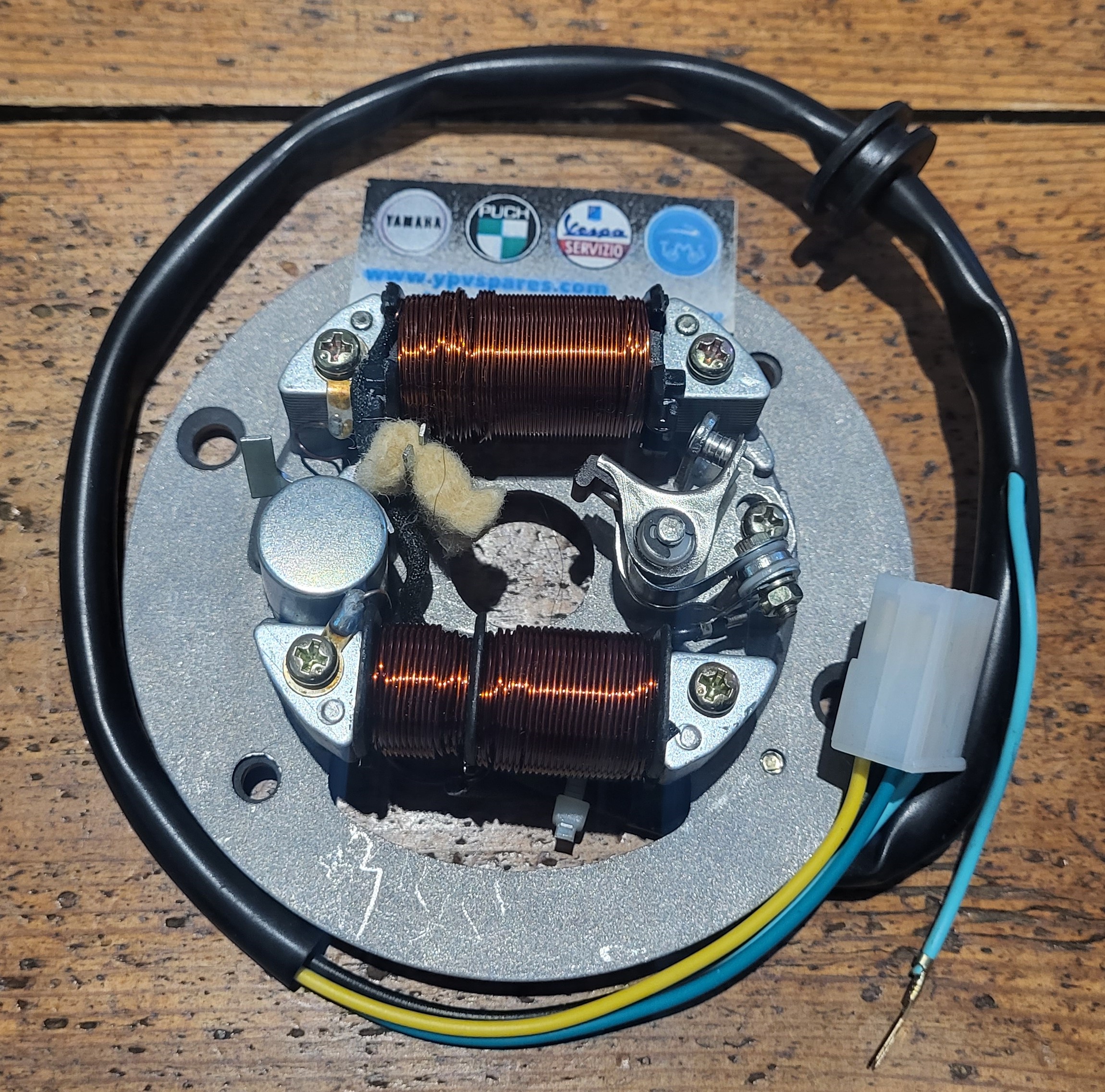 Yamaha FS1 complete stator plate.