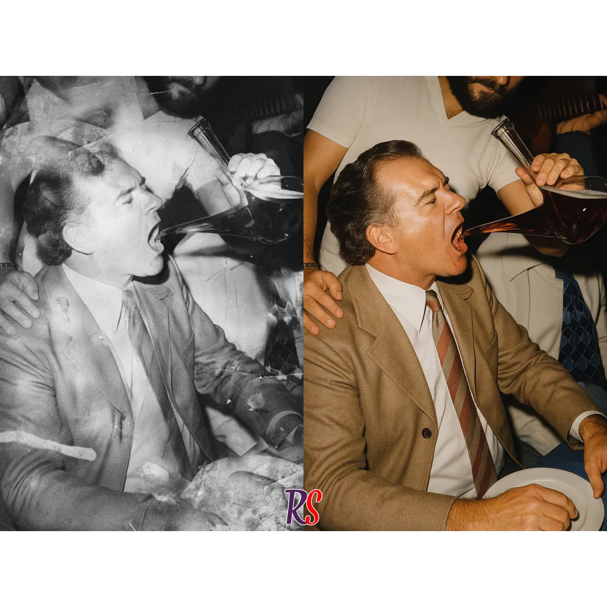 Photo restoration example comparison 2