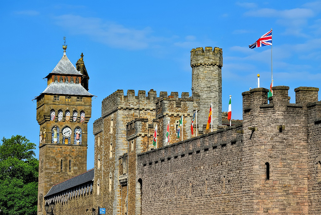 Cardiff Castle Top View