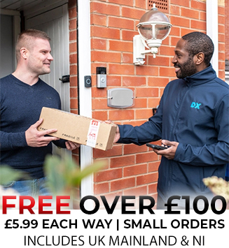 Free secure courier collection for orders over £100, low cost for small orders