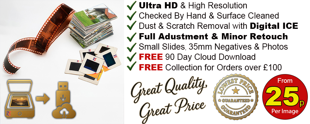 bulk scanning service | Slides, Negatives & photos