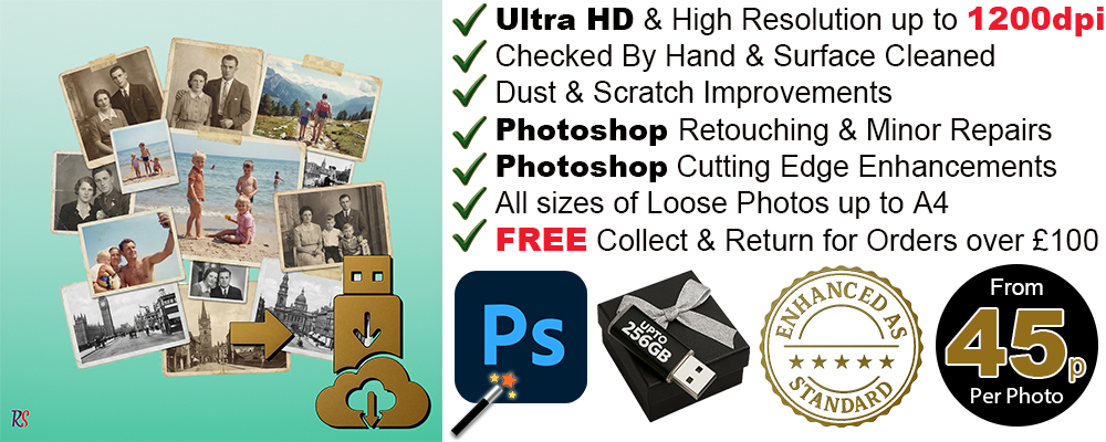 photo scanning service | High Res | Ultra HD up to 1200dpi