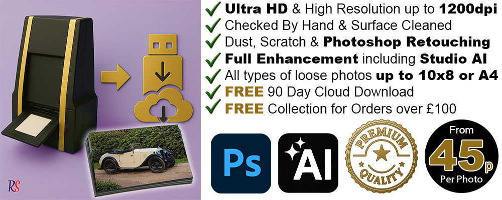premium photo scanning service | Ultra HD up to 1200dpi