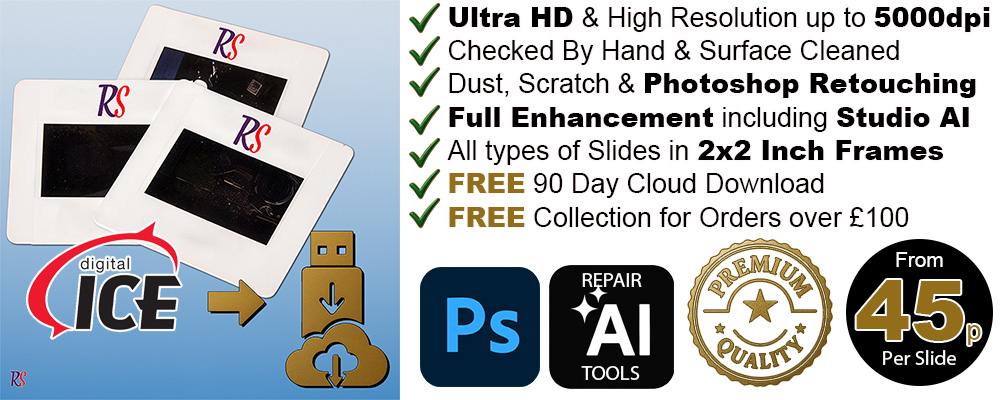 premium slide scanning service digital 4k UHD 5000dpi