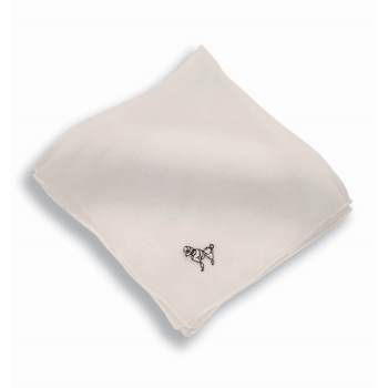 White Poodle Scarf