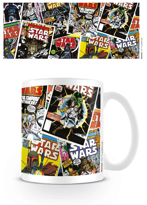 Star Wars Comic Covers Mug