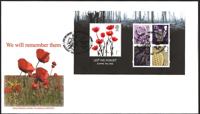 2006 LEST WE FORGET MS Stamps Presentation Pack - View #11