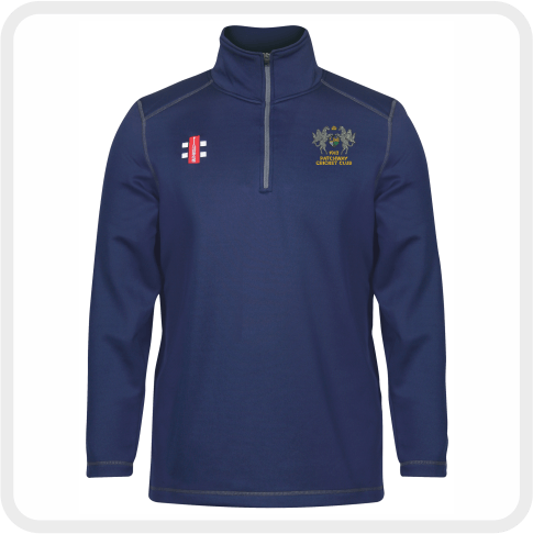Patchway CC Gray Nicolls 1/4 Zip Storm Fleece - Navy
