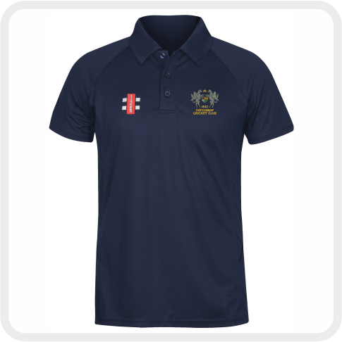 Patchway CC Gray Nicolls Matrix Polo Shirt - Navy