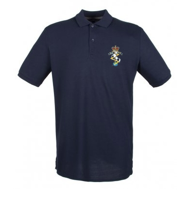 Reme Hockey Mens Plain Modern Fit Polo - Navy