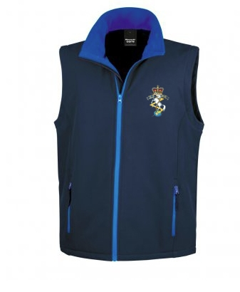 Reme Hockey Mens Soft Shell Gillet - Navy/Royal