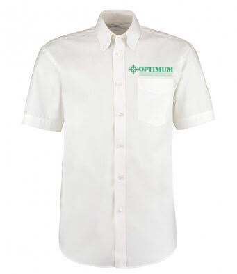 Optimum Combined K109 SHORT SLEEVE SHIRT WHITE