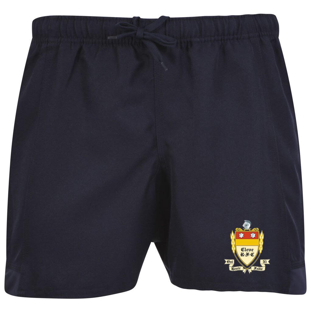 RUGBY SHORT BLACK - CLEVE RFC ROB GEORGE