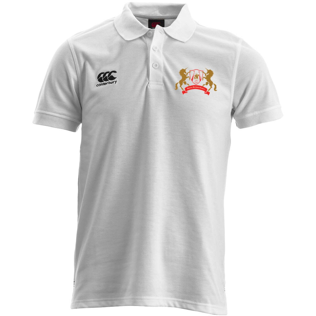 Bristol Ref Society CCC Waimak Polo Shirt White