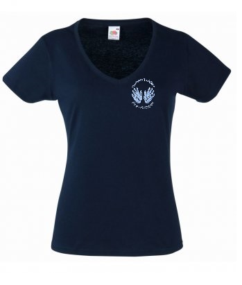 Hanham Toddlers SS702 LADY FIT V NECK TEE