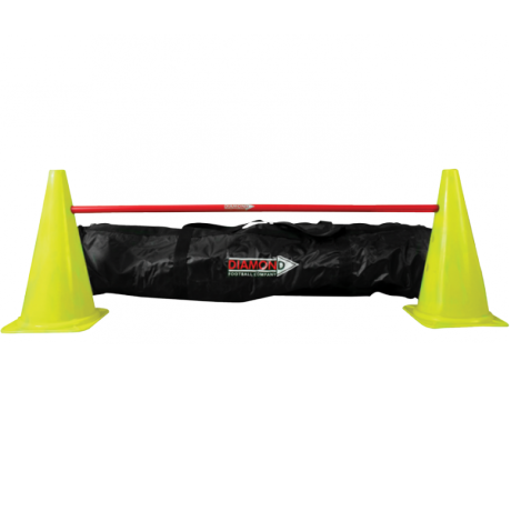 Diamond Traffic Cone Pole Set