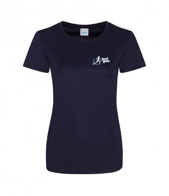 Ladies Just Run Performance Smooth T-Shirt