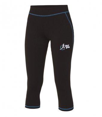 Ladies Just Run 3/4 Running Leggings