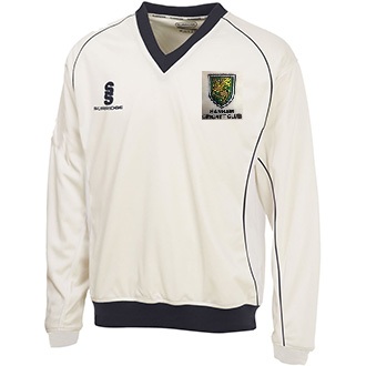 Hanham CC Junior L/S Cricket Sweater - Surridge - Old Badge