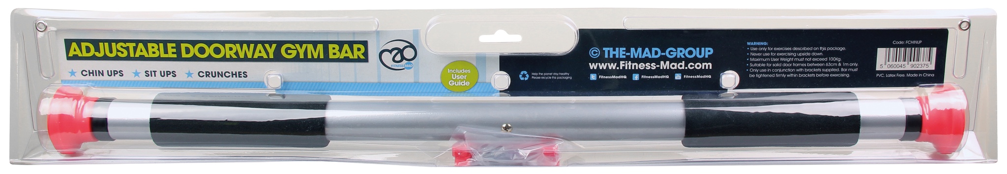Fitness Mad Deluxe Doorway Gym Bar