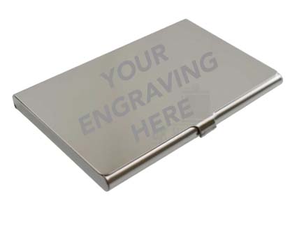 Engravable Business Card Holder