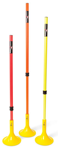 Precision Telescopic Boundary Poles Set of 12