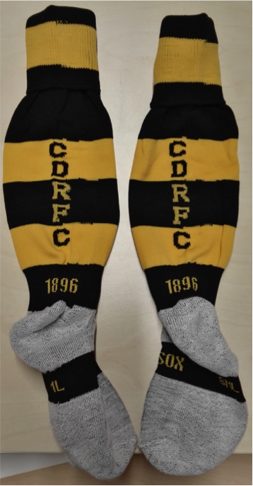 Combe Down RFC Socks - Black/Amber