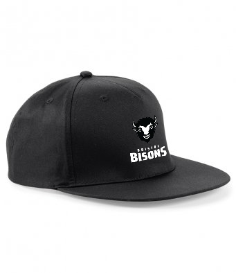 BRISTOL BISONS B610 BLACK RAPPER CAP