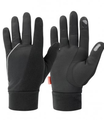 Westbury Harriers Lightweight Running Gloves - BLACK