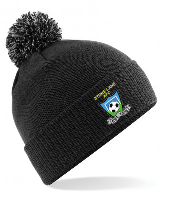Stoke Lane AFC Bobble Hat - Black