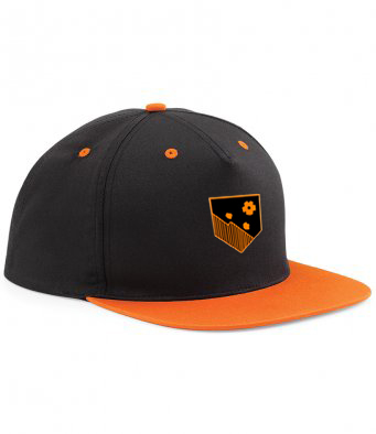 Tytherington Rocks FC Snapback Cap - Black/Orange
