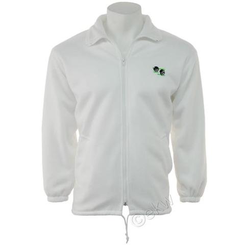 Bowls Polar Fleece Jacket Unisex - White