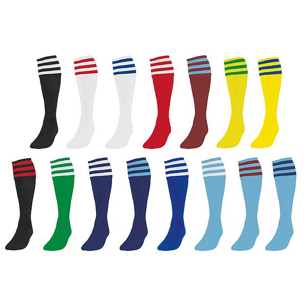 Precision 3 Stripe Football Socks Junior
