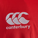 Canterbury Lions Mens Red Short Sleeve Pro Jersey