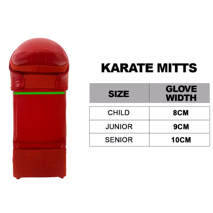 CIMAC COMPETITION KARATE MITTS WITH THUMB