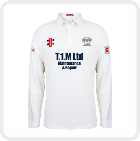 Patchway CC Gray Nicolls Matrix V2 L/S - Ivory Trim