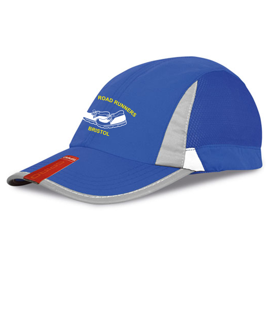 Bitton Road Runners Running Cap - Royal Blue/White