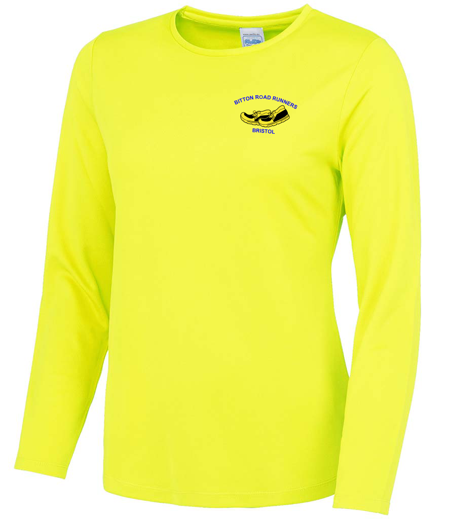 Bitton Road Runners L/S T-Shirt Ladies - Yellow