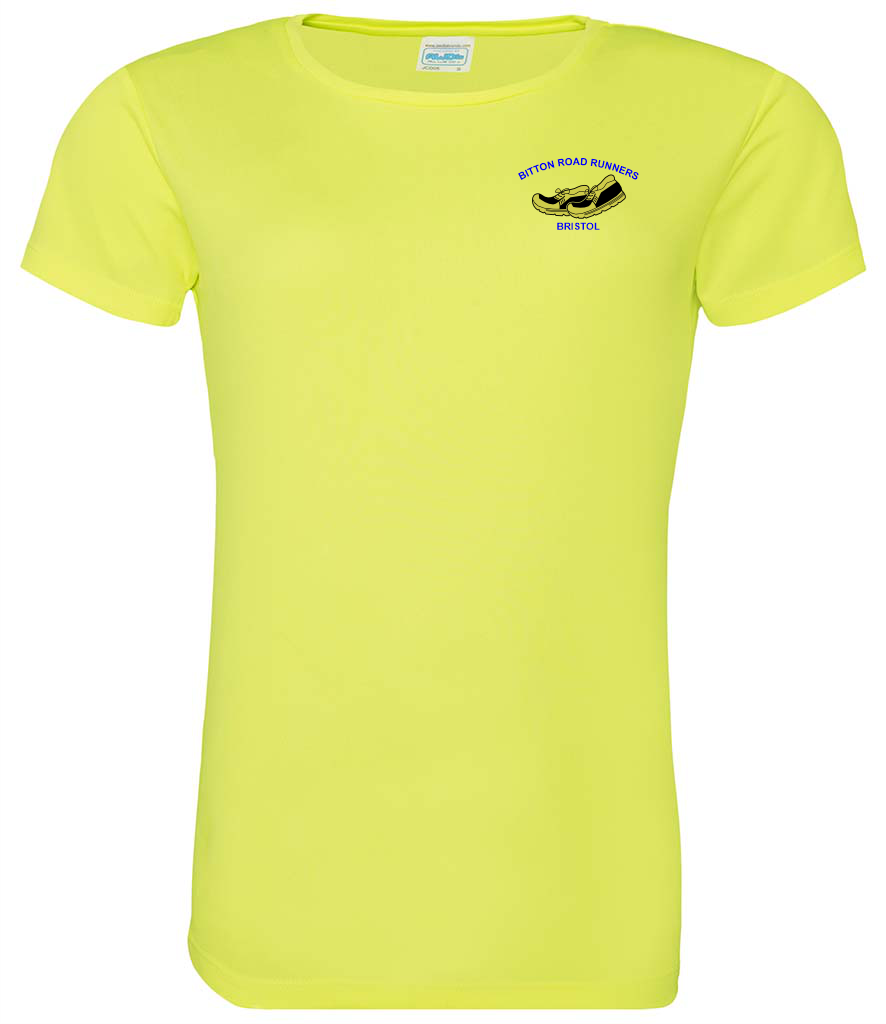 Bitton Road Runners T-Shirt Ladies - Yellow